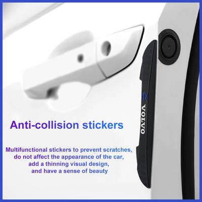 4PCS Car Door Anti-collision Protector Bumper Strip Sticker For S90 V90 V60 V40 XC90 S60 XC60 V70 XC40 S80 T6 EX90 EM90