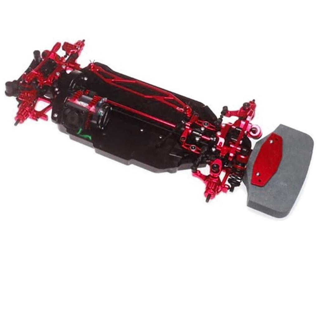 Metal Steering Assembly with Upgrade Parts for Scale and TT02T RC Cars Bearings, 1/10 TT-02, TT02, TT02B, (Blue)