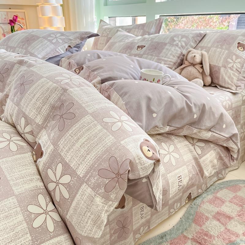 Skin-friendly Duvet Cover 100% Cotton Quilt Cover Single/Double/Queen/King Size Comforter Cover Dekbedovertrek (No Pillowcase)
