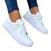 Rose Gold Women Vulcanized Shoes Solid Color Low-heeled Flat Casual Shoes with Golden Buttons 2024 New Lace Up Female Sneakers
