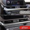 Carbon Fiber Interior Center Air Outlet Vent Cover Trim For LEXUS ES 2018-2020