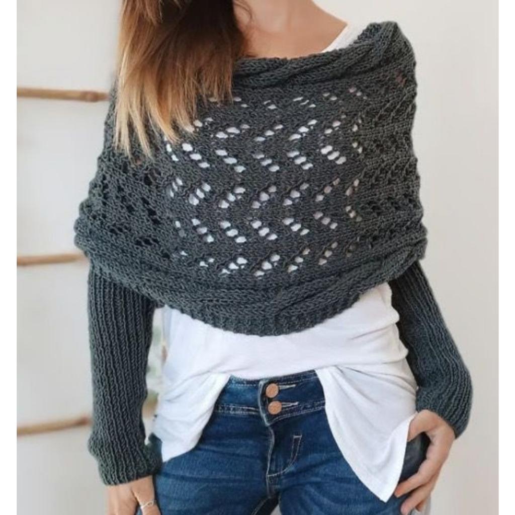 Elegant Women's Shawl - Soft and Elastic Lace Hollow Design, Breathable and Lightweight Autumn Fashion Accessory, Casual Wearing Shawl | Elegant Shawl