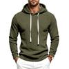 Men S Fleece Hooded Long Sleeve Sweatshirt For Autumn Outdoor Sports