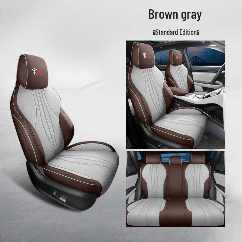 All-Season Linen Car Seat Cushion for 2022-24 BYD Song PRO