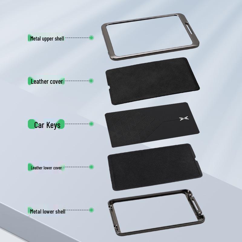 Xiaopeng Key Case for 2022 P7/P5 and 2021 G3/G3i Models - Unisex Protective Shell with Buckle