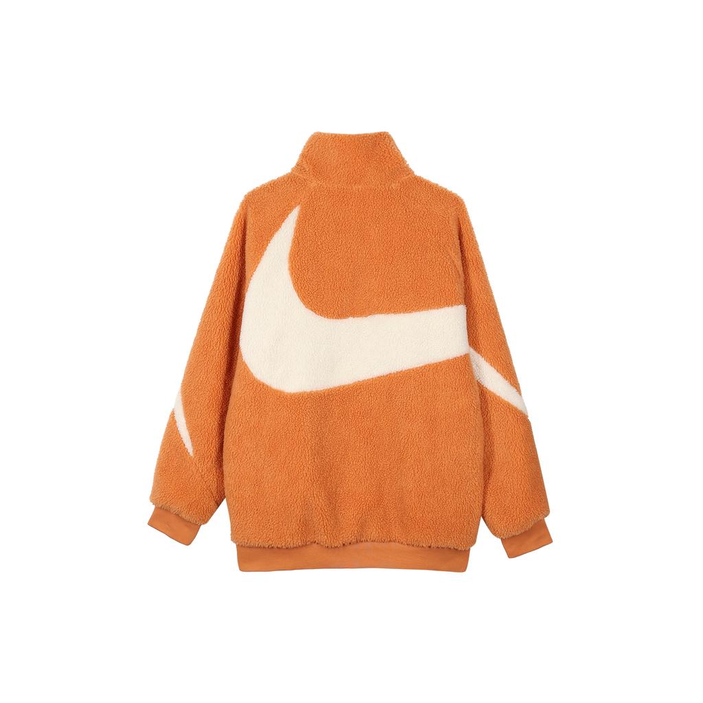 New Nike Big Swoosh Reversible Boa Jacket Asia Sizing BQ6546-808