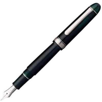 Platinové plnicí pero #3776 CENTURY Laurel Green Rhodium SF Hrot PNB-18000CR#41-0