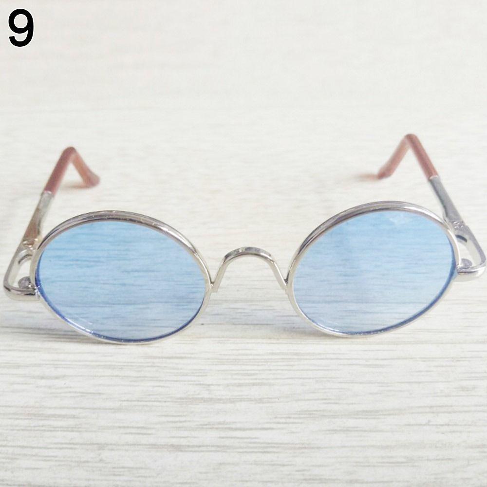 

Аксессуары для 1/31/4 BJD Очки Одежда Для кукол 15~20 см Милые круглые оправы Плюшевые кукольные очки 9