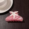 Large Starfish Hair Grab Shark Clip Acrylic Shark Clip Fashion Pearl Hair Claw  Girls