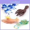 Sea Creature Sea Slug Squid Pvc Model Ornament For Aquarium Office Decoration