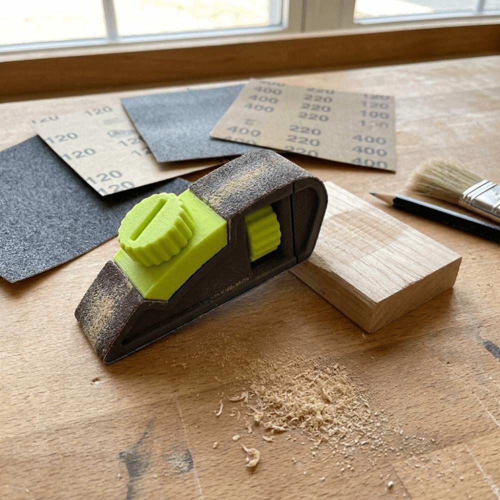 2pcs Lightweight Design Sandpaper Fixing Frame Portable Polishing Bracket Surface Smoothing