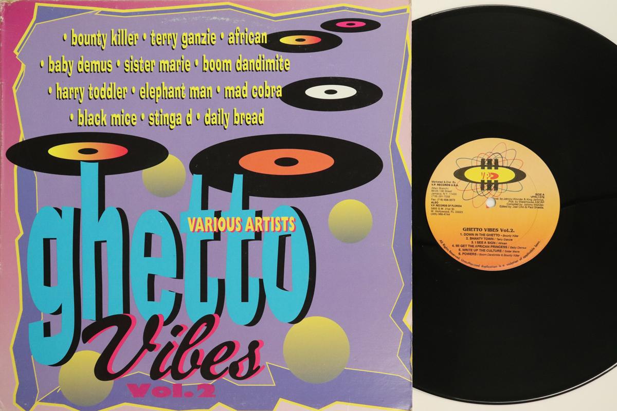 

LP Record VARIOUS Ghetto Vibes Vol. 2 VPRL1376 VP 1994 US Reggae Ska Dub Used