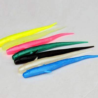 Fischköder: Bionische Schmerle Weichköder mit spitzem Schwanz, 10cm/3g