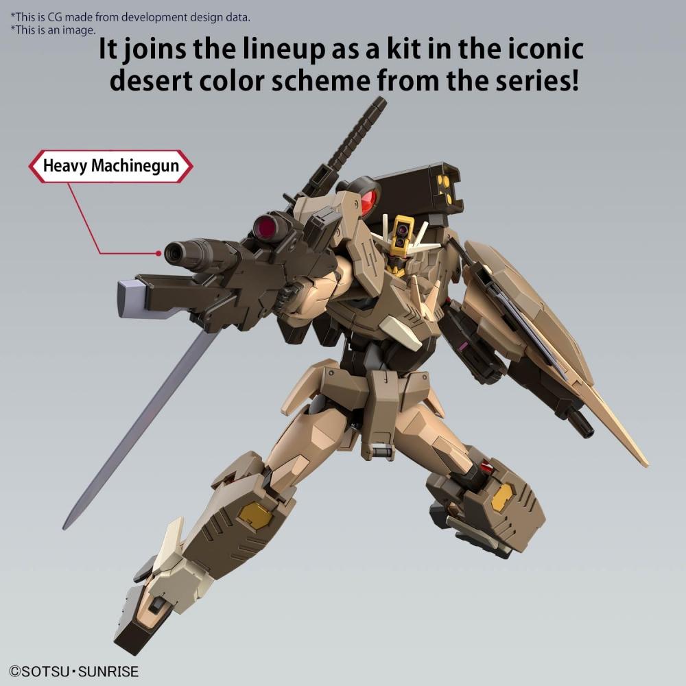 HG Gundam Build Metaverse Gundam 00 Commando Quanta Desert Type 1144 Scale Color-coded Plastic Model