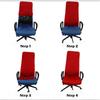 Universal Computer Game Chair Cover Elastic Dustproof for Home Office Armchair Slipcover Furniture Protector Case