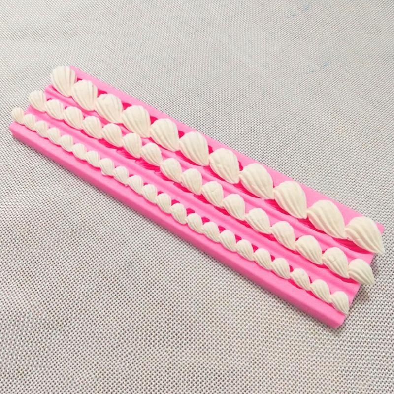 Mucegai în relief pentru fondant de dantelă din silicon Sugarcraft Instrument pentru formarea torturilor