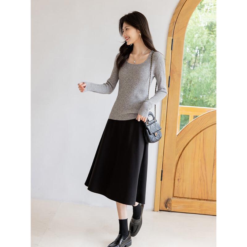 Mokana Women's Elegant Long Sleeve Knit Top