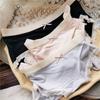 Einfache und bequeme Modalunterwäsche Kleine frische Slips mit niedriger Taille Spitzenrand Süße Damenhöschen