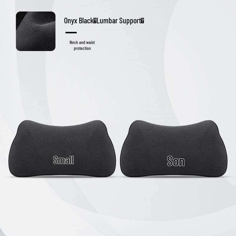 Universal ZEEKR L6 Headrest & Lumbar Support Pillow, Purple - Fits 25 Models, All-Season Car Neck Protection.