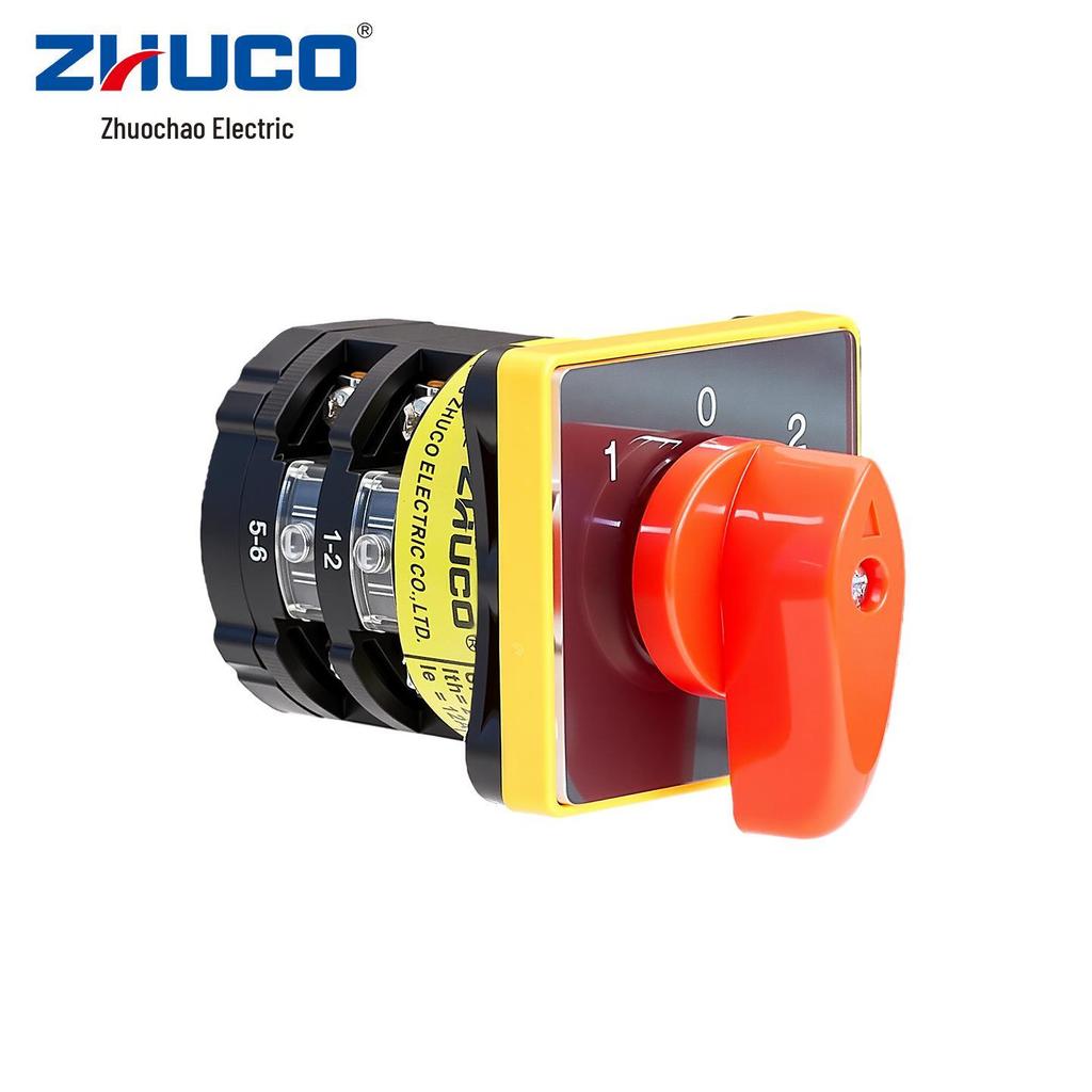 SZW25-48D/2 Universal 3-Position 2-Circuit Panel Milling Machine Changeover Switch