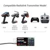 [Authentic RadioLink Product] Receiver with Gyro, Control Distance: 400m (2.4GHz 4ch), Miniature-Size Radio Control Car Transmitter for 128 Scale