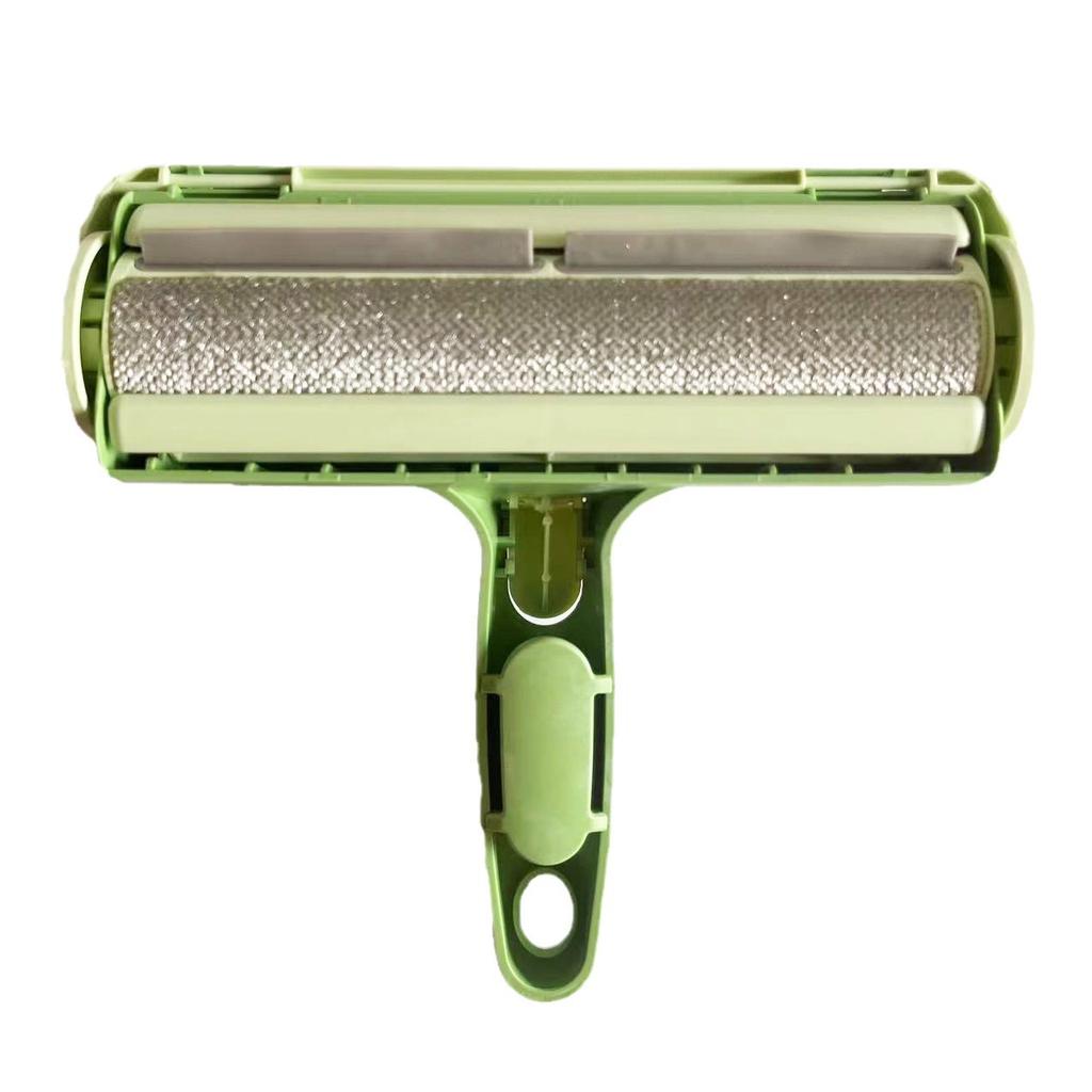 Frog pet hair sticker roller two-way hair removal brush cat dog clothing sofa pet hair removal artifact