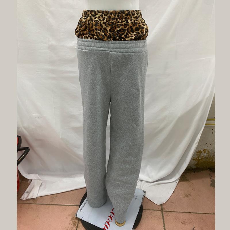 European and American Retro Hip-hop Street Splicing Trend Double Waisted Loose Casual Pants