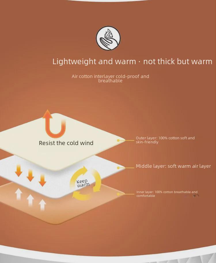 Dámské silné zimní bavlněné pyžamo - 100% čistá bavlna, nadměrná velikost, nositelné uvnitř i venku