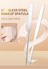 Stainless Steel Mixing Spatula for Nail Color and Makeup Foundation Blending, Original and Holed Options, 3 Pcs Variant
