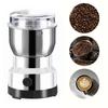 Electric Stainless Steel Coffee Bean Grinder Nut Spice Mixing Grinder 350ml Large Capacity Coffee Grinder Restaurants Household