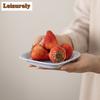 Chinese Cloud Square Dish Mini Dim Sum Dried Fruit Soy Sauce Saucer Dried Fruit Basket Candy Cake Stand Tea Living Room Table