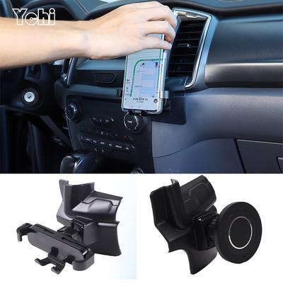 Car Central Control Mobile Phone Bracket GPS Navigation Bracket Seat For Ford Ranger Wildtrak 2015-2026 Car Interior Accessories