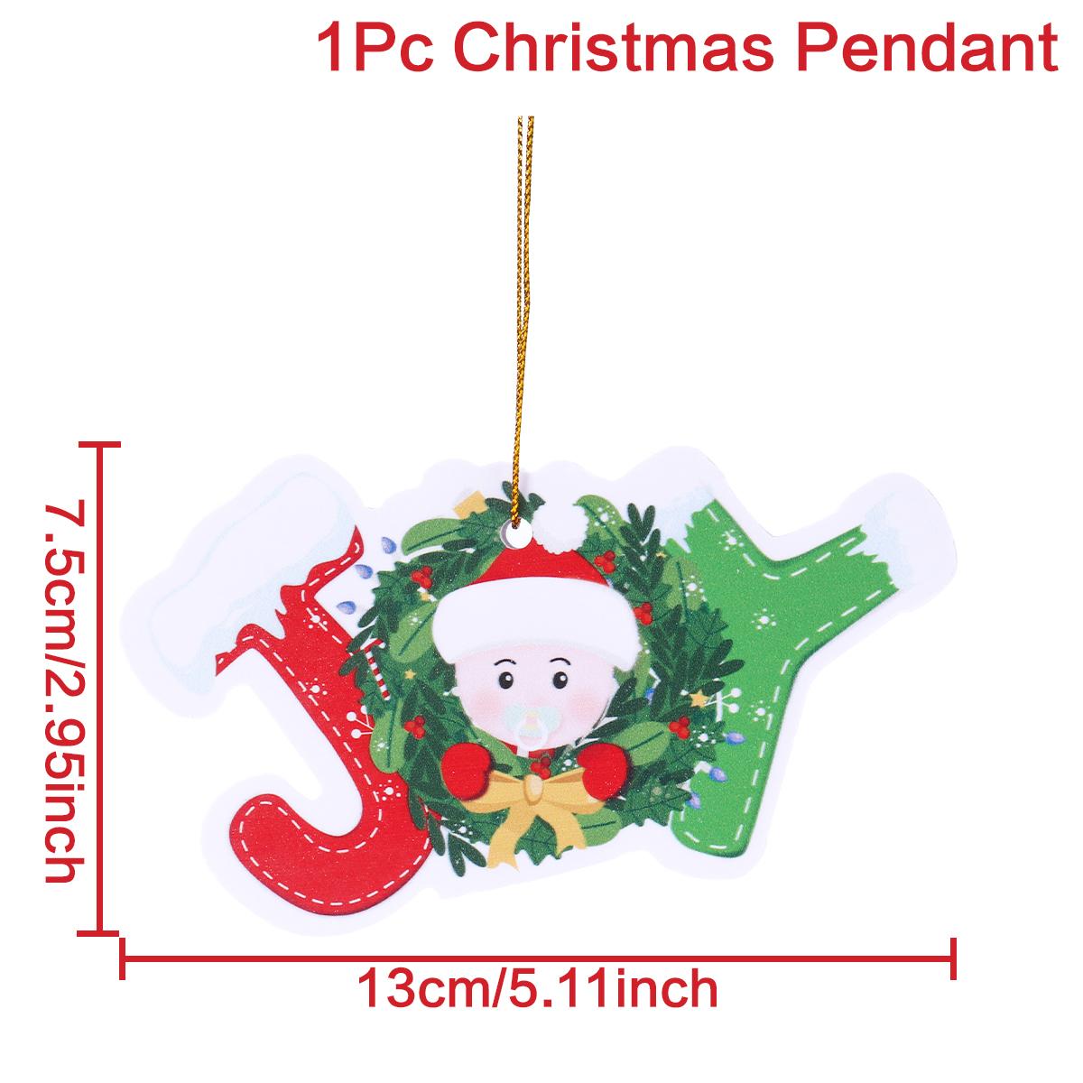 

Christmas Pendant DIY Personal Family Christmas Decorations For Home 2025 Navidad Christmas Tree Hanging Ornament New Year 2025