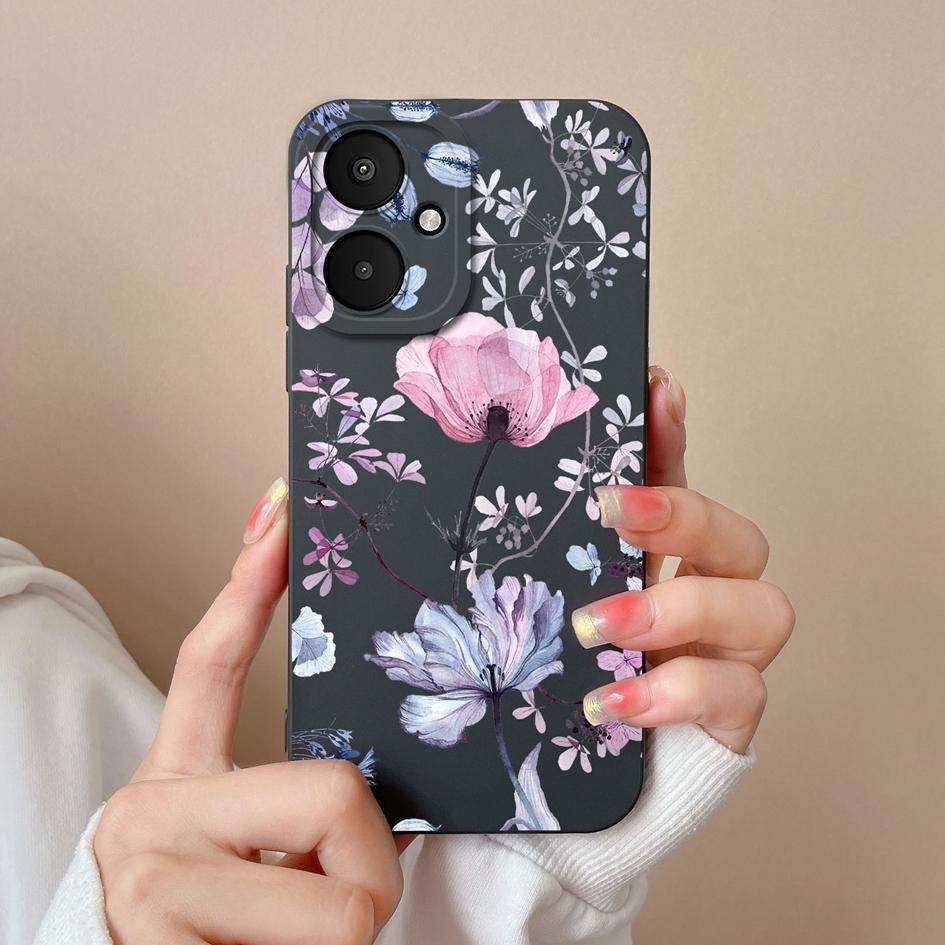 Cover Posteriore Per Xiaomi Poco F5 Pro X6 Pro F6 M6 Custodia per Telefono Avocado Carino Fiore Bello Protezione Fotocamera Opaca Custodie in Silicone Morbido Guscio Capa Per Xiaomi