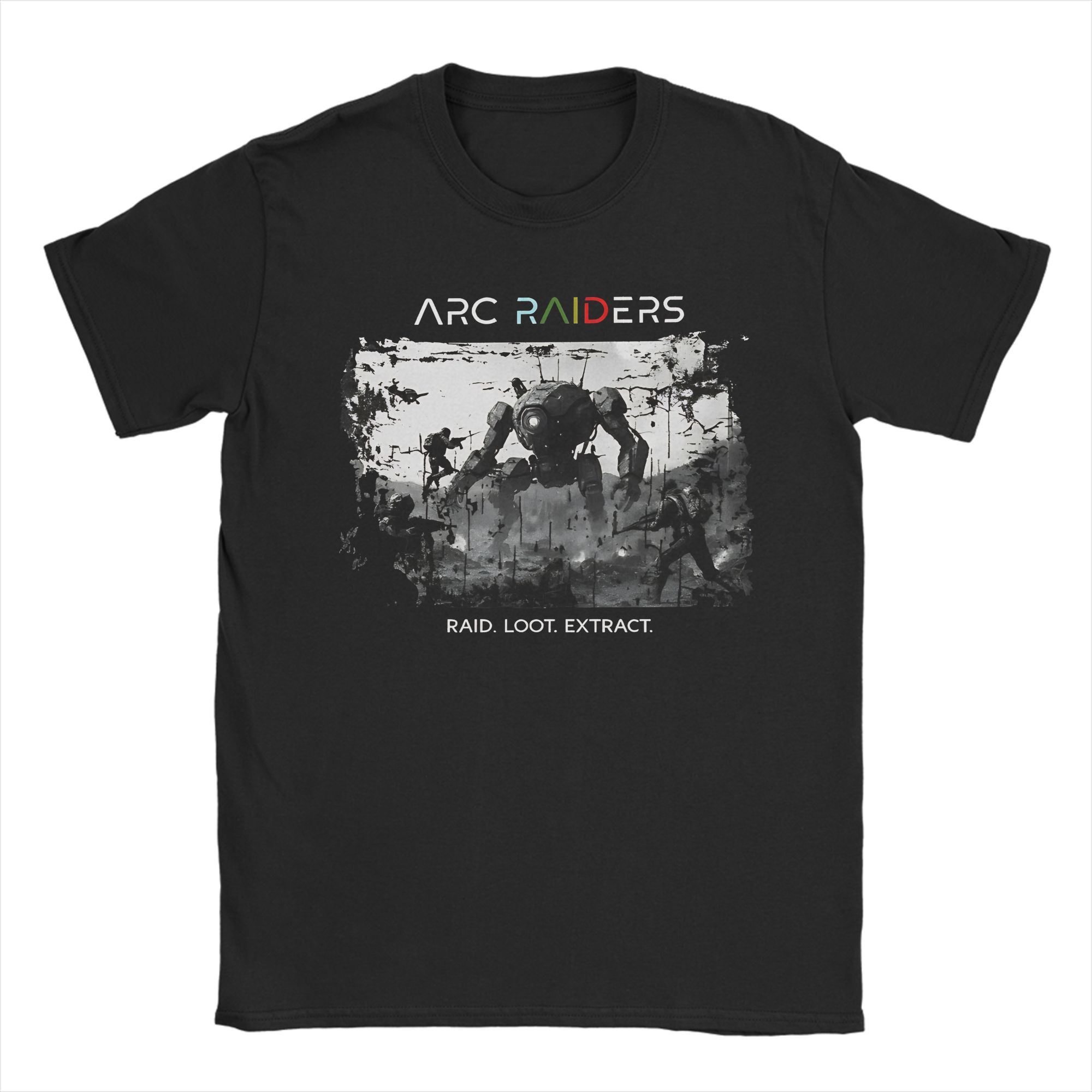 Unisex Women Arc Raiders Game Dont Shoot T Shirts  Pure Cotton Tops Hipster Short Sleeve Crewneck Tee Shirt New Arrival TShirts S
