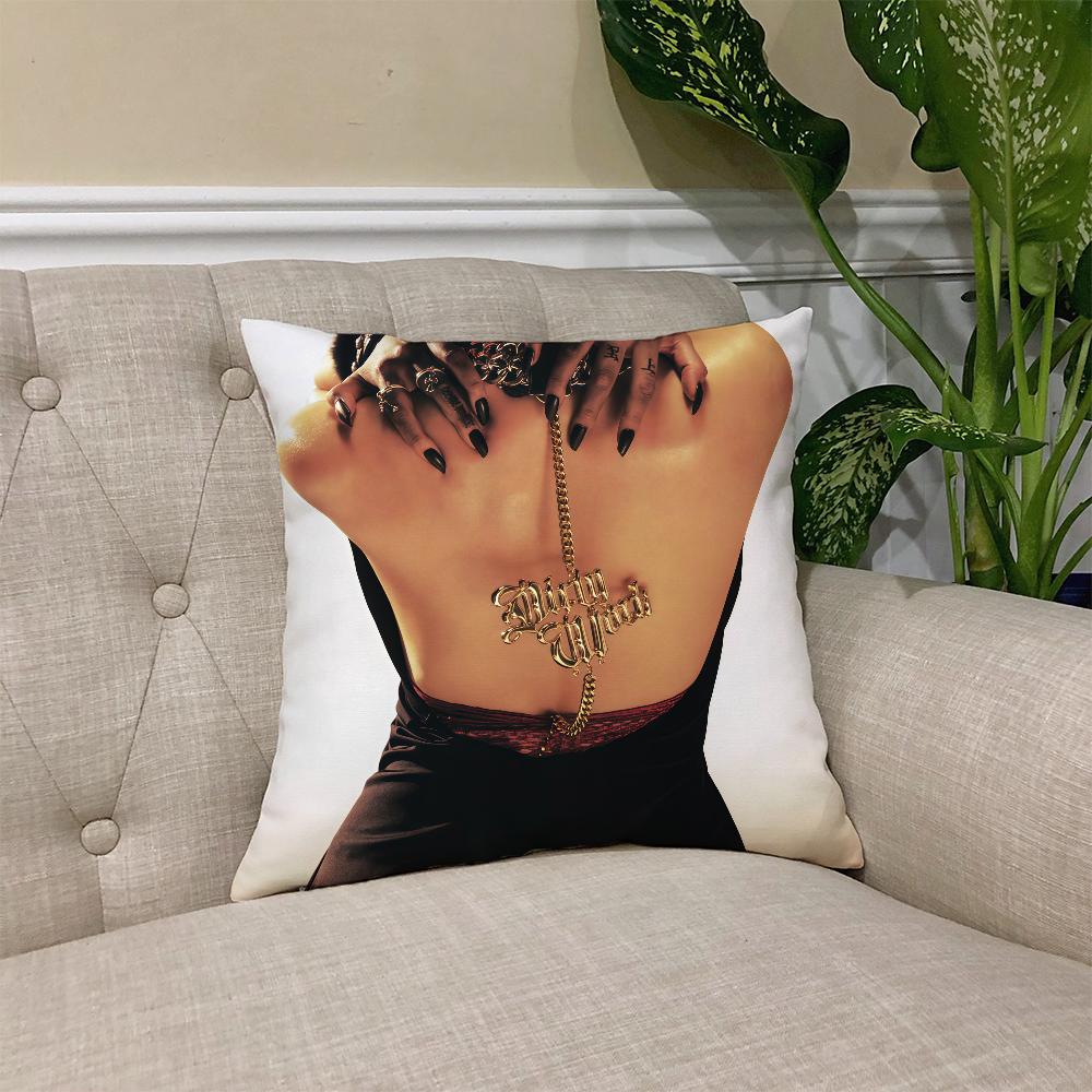 Singer G-GISELLE Kpop cushion cover Square Sofa Cushion Cover Casual Skin-Friendly Comfortable Pillow Cover