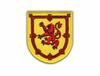 Patchion Coat of Arms of Scotland - Self-Adhesive Backing - Embroidered Patch/Badge/Emblem
