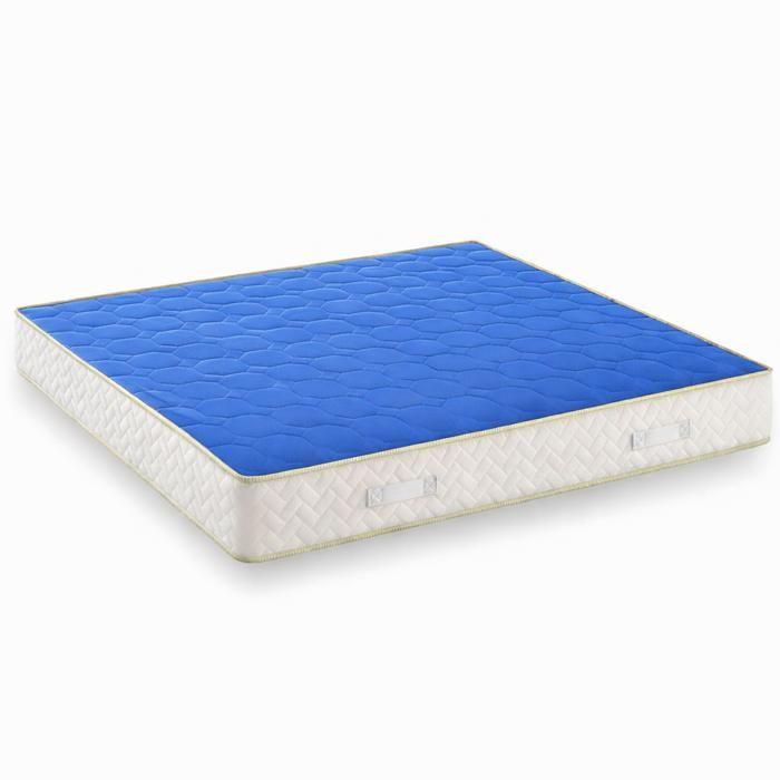 Matelas - KING OF DREAMS - Nuit Calme Bleu - 100x200 cm - 20 cm - Mousse haute densité 35 kg/m³