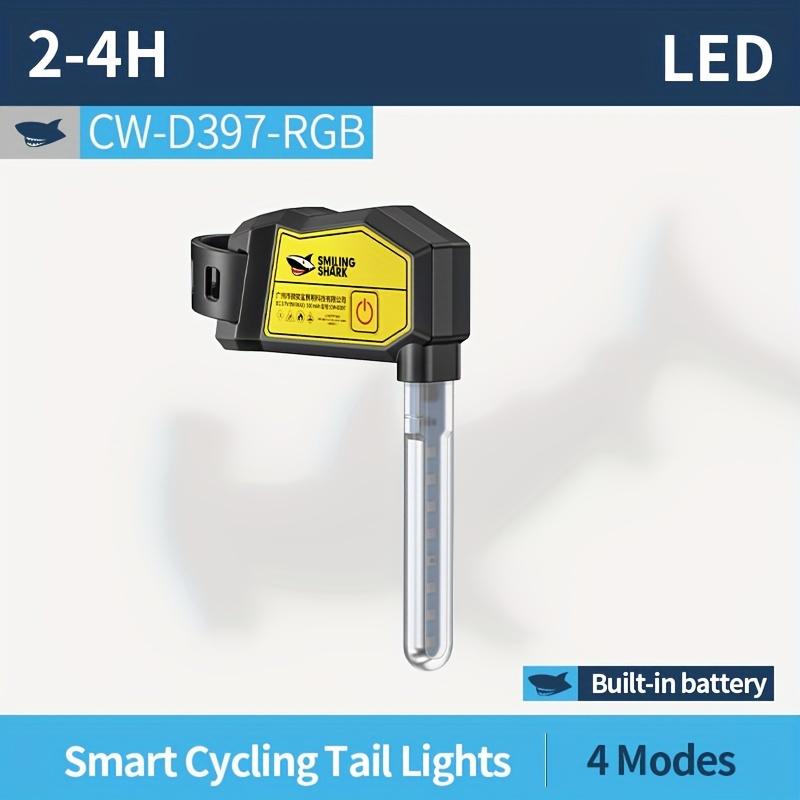 RGB Lighting Bicycle Taillight, USB Rechargeable LED Bicycle Safety Light, Outdoor Cycling Accessory CW-D397-RGB