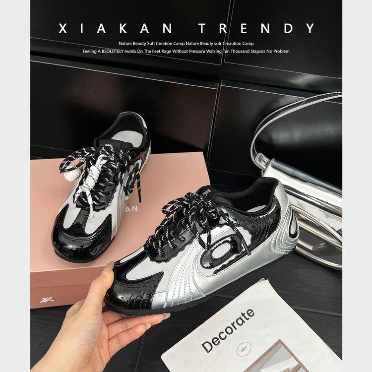 Retro versatile baseball moral training shoes for women 2025 summer new breathable thin casual sports racing Forrest Gump shoes for women