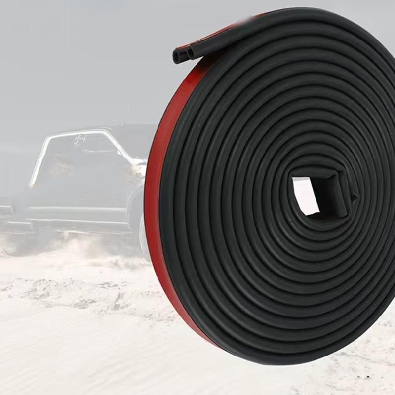 Multiple Purpose Truck Tailgate Trunk Seal Strips 7.5m Strong Rubber Weatherstrip Simple Installs for Campers Vehicles