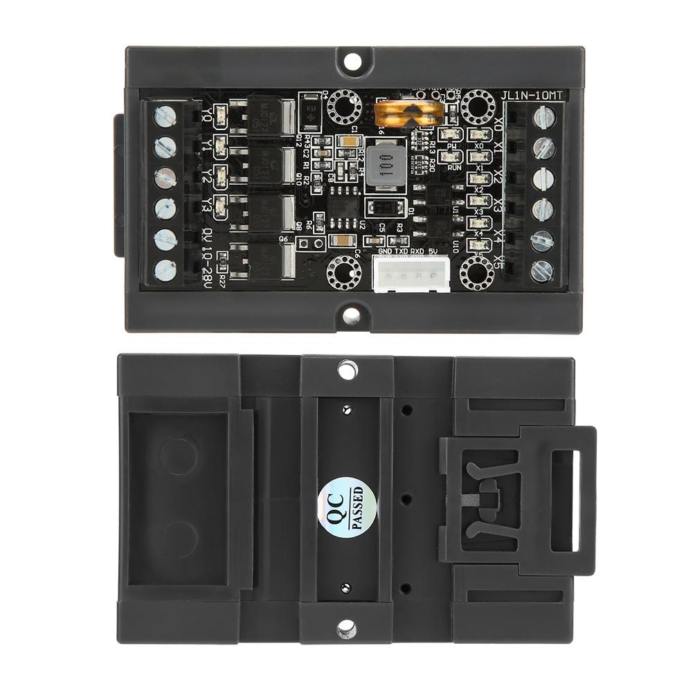 PLC Industrial Control Board FX1N10MT Programmable Relay Delay Module with Shell