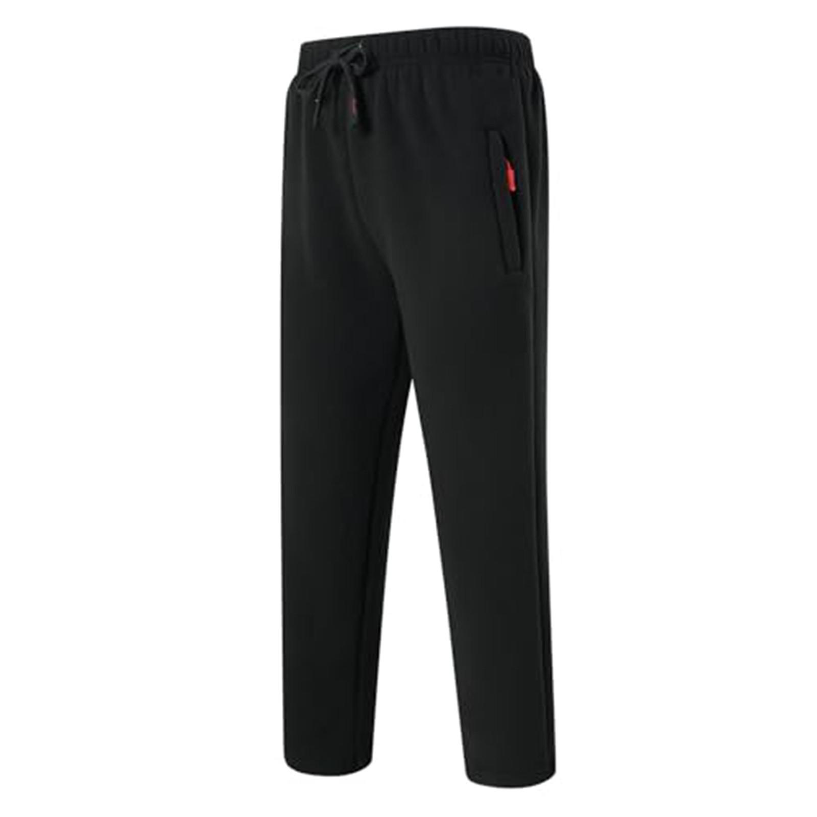 

Мужские зимние флисовые повседневные брюки из утолщенной бархатной овечьей шерсти, спортивные штаны на шнурке с карманами XXXL чёрный