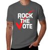 Rock The Vote Tshirt Perforunisexce Workout Short Sleeve Tee