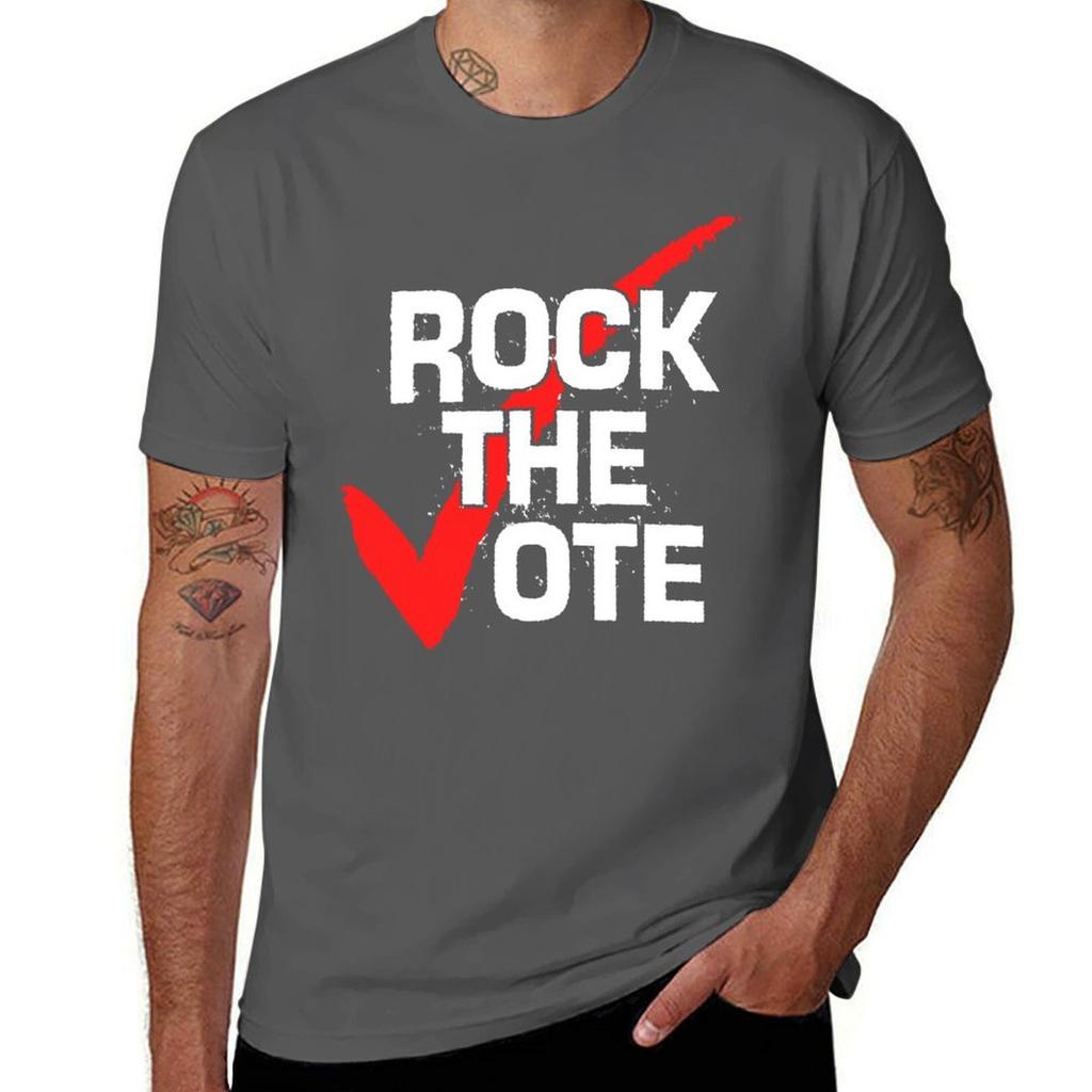 Rock The Vote Tshirt Perforunisexce Workout Short Sleeve Tee
