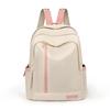 Women's backpack, large capacity, adjustable shoulder straps, zipper closure, casual university style, school backpack