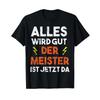 Electrician Everything Will Be Alright The Master Is Here T Shirt Vintage Breathable Top For Everyday Wear Unisex