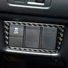 Real Carbon Fiber Car Accessories Dashboard Button Decorative Cover Soft Sticker For Honda Accord 10th Gen 2018