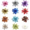 Exquisite Glitter Artificial Flowers For Elegant Home And Wedding Decor