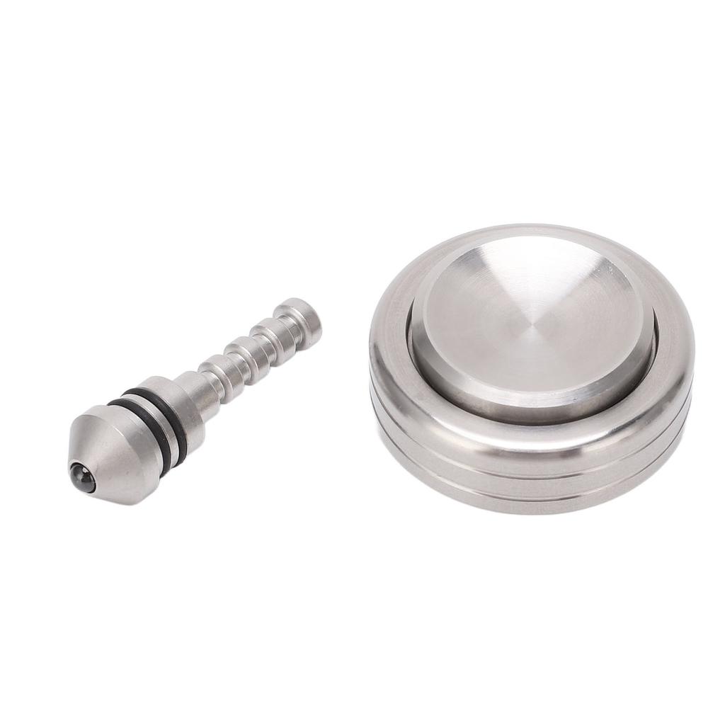 Fidget Gyroscope Toy Anxiety Relieving Metal Portable Round Fingertip Fidget Toy with Bar